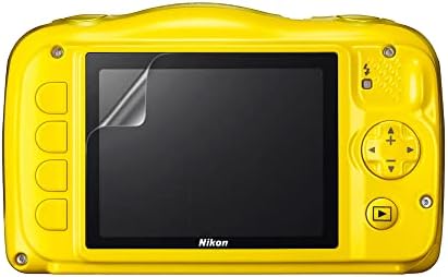 סרט מגן מסך HD מבריק של סלוסיות סלקיות בלתי נראות תואם ל- Nikon Coolpix S33 [חבילה של 2]